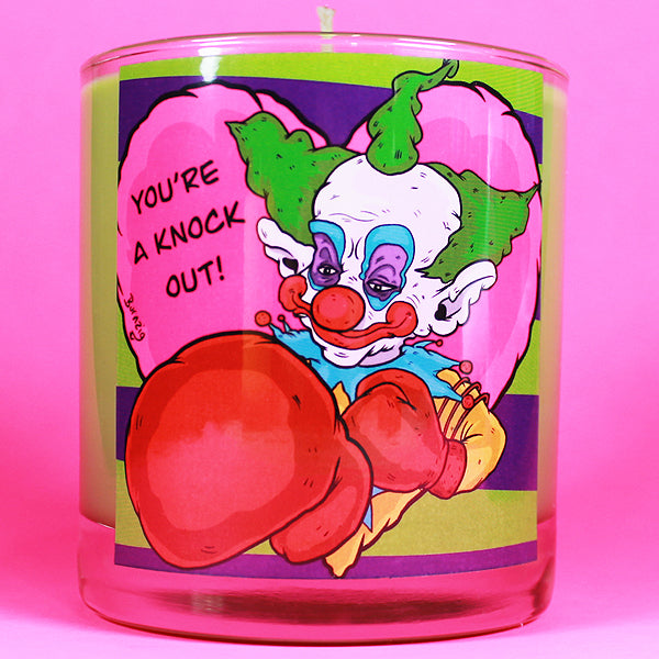 Valentine Klown Candle - Candy Hearts Scented