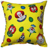 Clown Collage Pillow