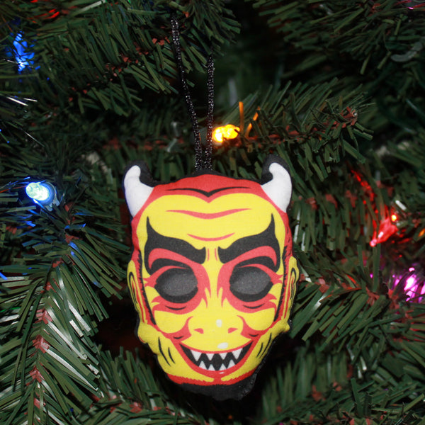 Vintage Devil Mask Ornament