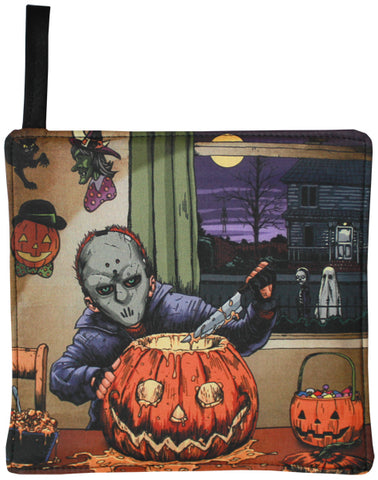 Pumpkin Carver Pot Holder