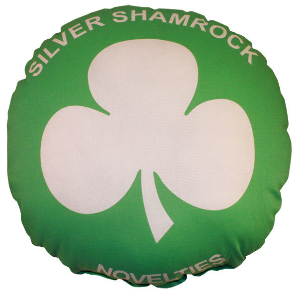 Silver Shamrock Pillow