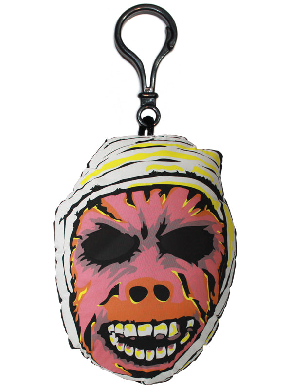 Vintage Mummy Mask Backpack Clip