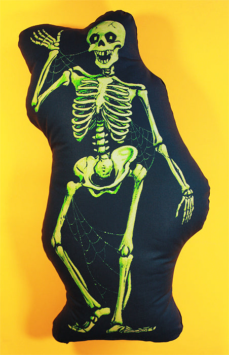 Vintage Skeleton Pillow